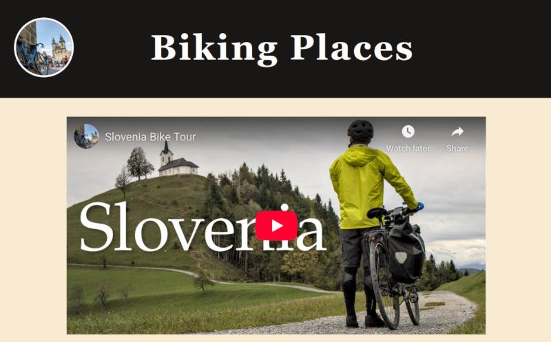 Biking Places