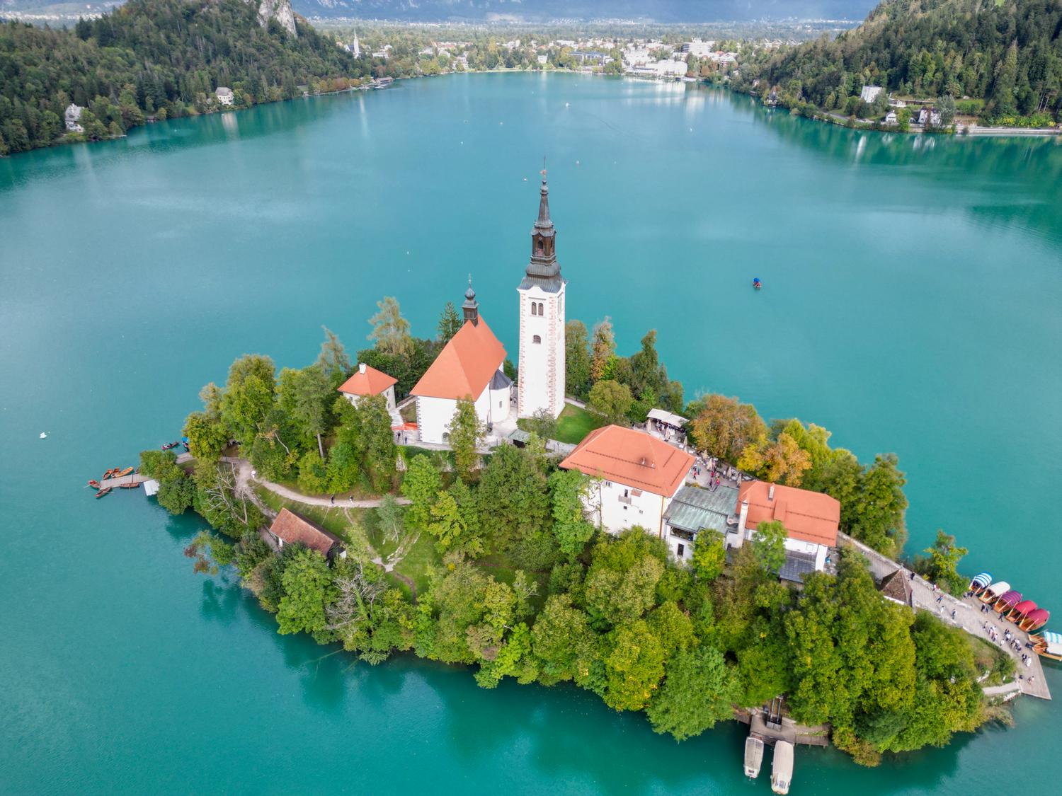 island in Lake Bled