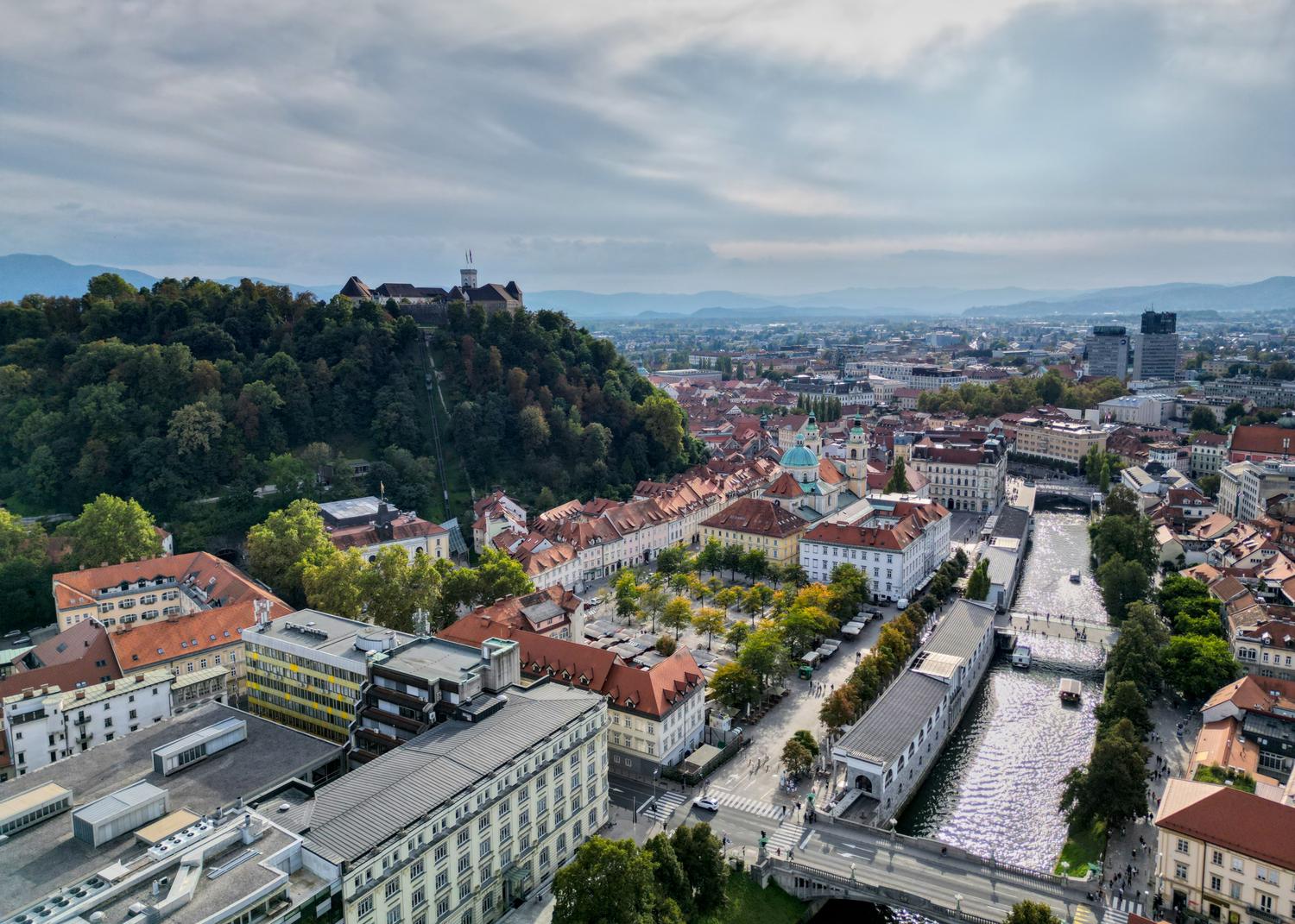 ljubljana from above