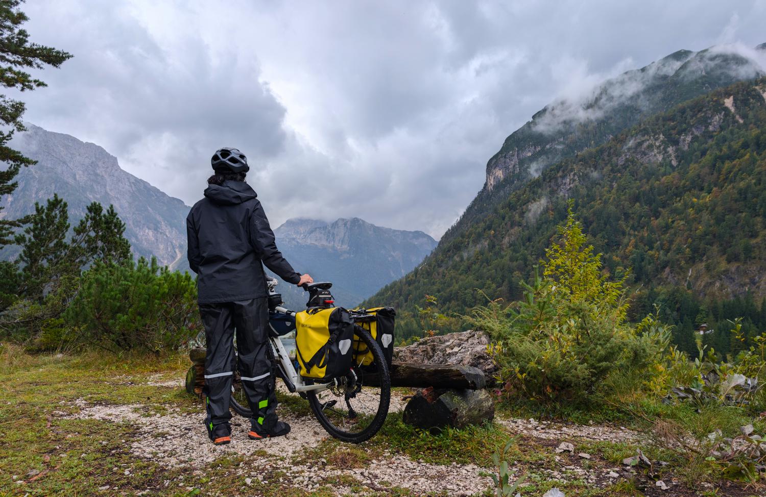 Natalie on the Predil pass