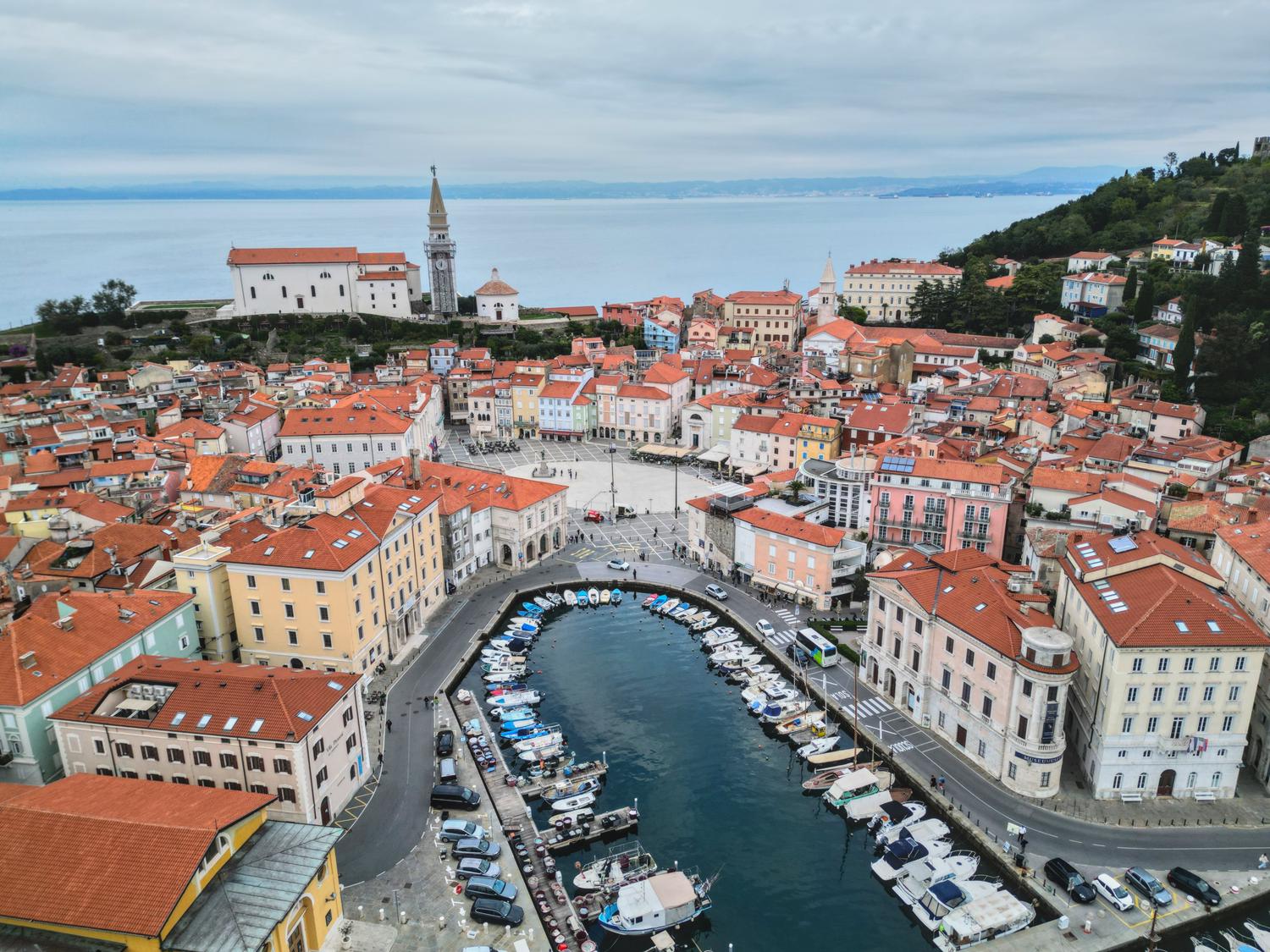 Piran at night